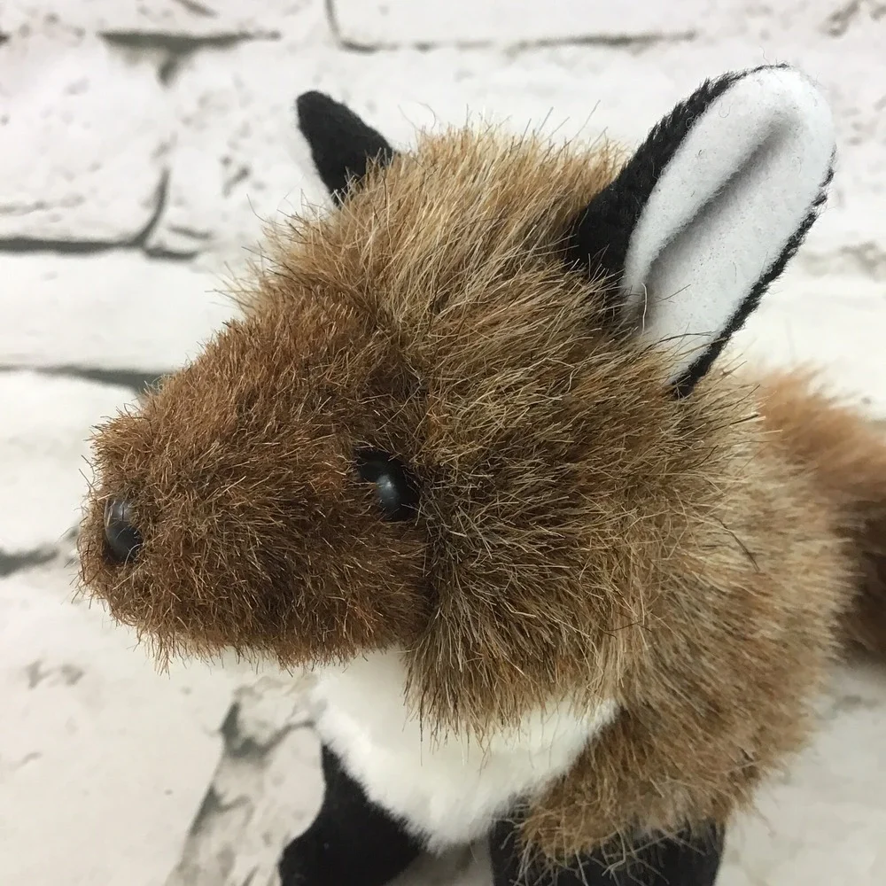 Folkmanis Mini Fox Finger Puppet Plush Wildlife Nature‎ Animal Theater Prop
